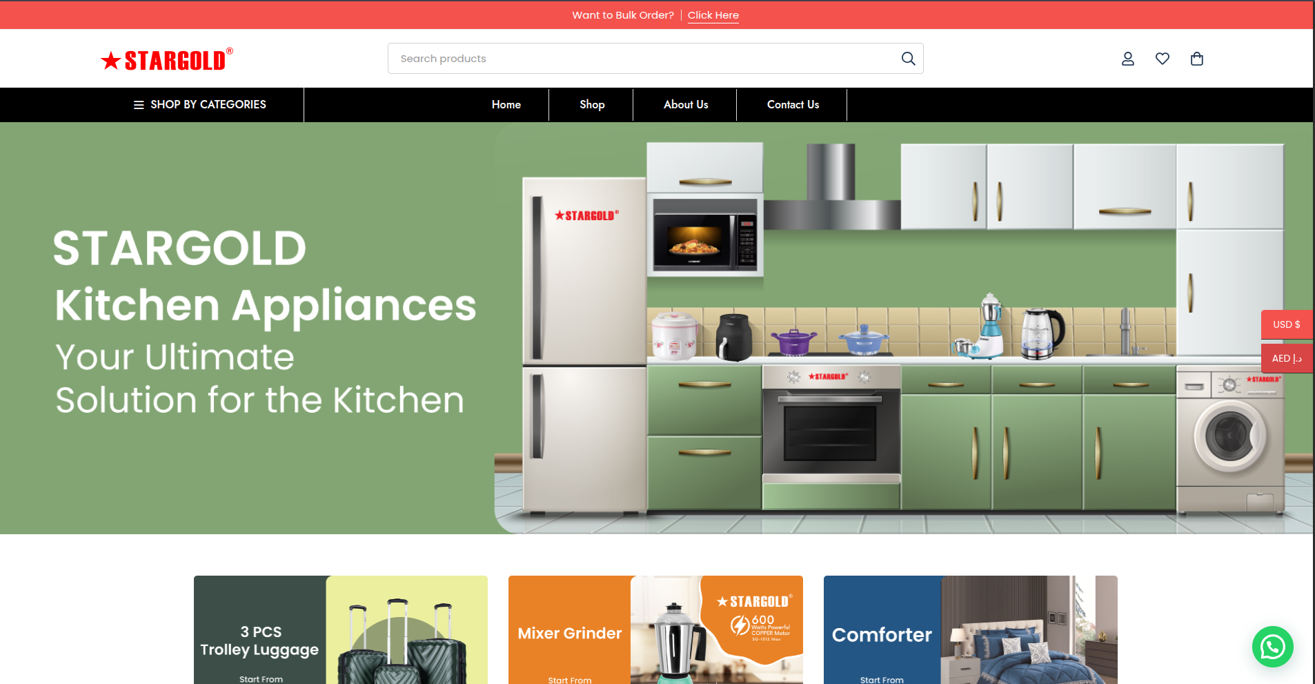 SEO-Driven E-commerce Development for Kitchen & Home Appliance Store